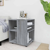Rolling Cabinet Grey Sonoma Engineered Wood Standard Rollable 815970