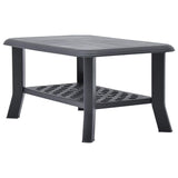 Coffee Table Anthracite 90x60x46 cm Plastic 48795