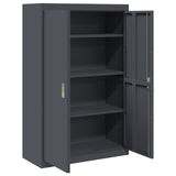 Storage Cabinet Anthracite 90 x 40 x 140 cm Steel 3406162