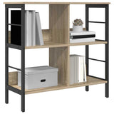 Bookshelf Sonoma Oak 82 x 32 x 79 cm Engineered Wood 883995