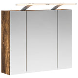 Bathroom Mirror Cabinet Smoked Oak 60 x 14.5 x 50 cm 889083