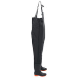 Chest Waders with Boots Black Size 40 4016983