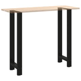 Bar Table Legs Black 2 pcs 40x cm Steel 4013348