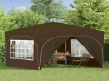 Pop-up Party Tent 290 x 290 x 245 cm Taupe 42019872