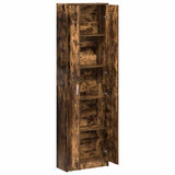 Wardrobe with Shelf Smoked Oak 55 x 25 x 189 cm Engineered Wood 3334012
