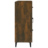 Sideboard Smoked Oak 69.5x34x90 cm Engineered Wood 817366