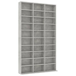 ZNTS CD Cabinet Concrete Grey 102x16x177.5 cm Engineered Wood 801782