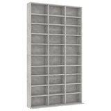 ZNTS CD Cabinet Concrete Grey 102x16x177.5 cm Engineered Wood 801782