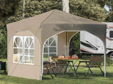 Pop-up Party Tent 192 x 192 x 245 cm Cream 42019823