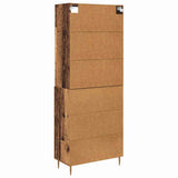 Highboard Old Wood 69.5 x 34 x 180 cm Engineered Wood 3415646