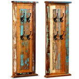 ZNTS Coat Racks 2 pcs Solid Reclaimed Wood 38x100 cm 244588