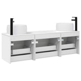 Bathroom Cabinet Set 3 pcs High Gloss White 49 x 44.5 x 66 cm 3405771