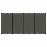 Garden Dining Set 9 pcs Black Poly rattan 3334860