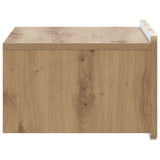 Wall-Mounted Bedside Cabinet 2 pcs Artisan Oak Engineered Wood 898294