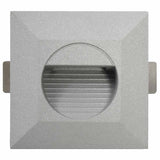 Outdoor LED Wall Lights 6 pcs 2 W Silver Square 45656