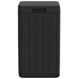 Outdoor Garbage Bin Anthracite 38x38x65 cm PP 364224