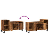 TV Cabinet Old Wood 100x35x55 cm Engineered Wood 857456