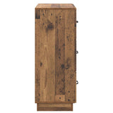 Drawer Cabinet Old Wood 66 x 34.5 x 87 cm Engineered Wood 895303