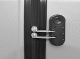 Four Piece Hardcase Trolley Set Silver 91196
