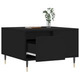 Coffee Table Black 55x55x36.5 cm Engineered Wood 830749