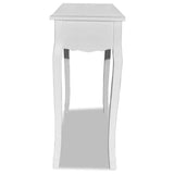 ZNTS Dressing Console Table White 241144