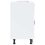 Kitchen Base Cabinet Kalmar White Engineered Wood 853497