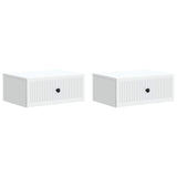 Bedside Cabinet 2 pcs White 49 x 34.5 x 20 cm Engineered Wood 897936