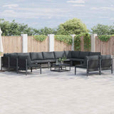 Garden Sofa Set Anthracite Steel 3379020