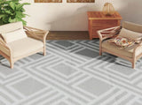 Outdoor Carpet ARAKIL Grey 190x290 cm PP 368564