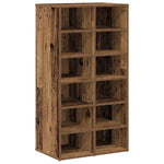 ZNTS Shoe Rack Old Wood 54x34x100.5 cm Engineered Wood 855836