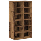 ZNTS Shoe Rack Old Wood 54x34x100.5 cm Engineered Wood 855836