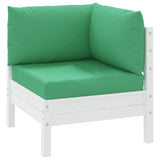 Pallet Cushions 3 pcs Green Oxford Fabric 361778