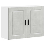 Kitchen Wall Cabinet Porto Concrete Grey Engineered Wood 854071