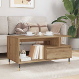 Coffee Table Artisan Oak 90 x 49 x 45 cm Engineered Wood 882706