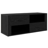 TV Cabinet Black Oak 100 x 35 x 40 cm Engineered Wood 881014