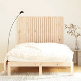 Wall Headboard 140x3x110 cm Solid Wood Pine 824968