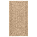 Rug ZIZUR 80x150 cm Jute Look Indoor and Outdoor 364830