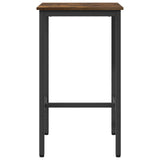 Bar Table 52 x 52 x 90 cm Engineered Wood Smoked Oak 8006123