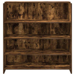 Reception Desk Smoked Oak 100x50x103.5 cm Engineered Wood 3324164