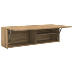 ZNTS Bathroom Wall Cabinet Artisan Oak 100x25x30 cm Engineered Wood 860102