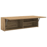 ZNTS Bathroom Wall Cabinet Artisan Oak 100x25x30 cm Engineered Wood 860102