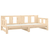 Pull-out Day Bed without Mattress Solid Wood Pine 2x cm 820292
