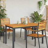 Table Top Oil Natural 120 x 70 x 2 cm Solid Acacia Wood 4108097