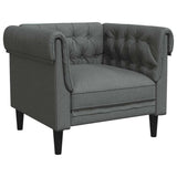 Sofa Dark Grey 78.5 x 74.5 x 74.5 cm Polyester 42013005