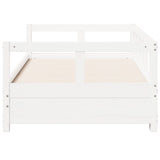 Daybed without Mattress White 80x200 cm Solid Wood Pine 854950