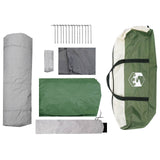Instant Tent Green 10-Person 185T Polyester with PU Coating 42017487
