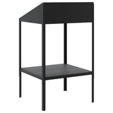 Plant Stand Anthracite 56.5x54.5x100 cm Galvanised Steel 364534