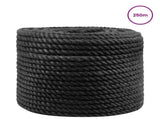 Jute Rope 10 Black 100% Tossa jute 42011616
