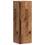 Plant Stands 2 pcs Old Wood 33x33x100 cm Engineered Wood 3307889