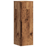 Plant Stands 2 pcs Old Wood 33x33x100 cm Engineered Wood 3307889